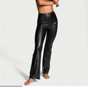 Victoria's Secret Black Faux Leather Pants
